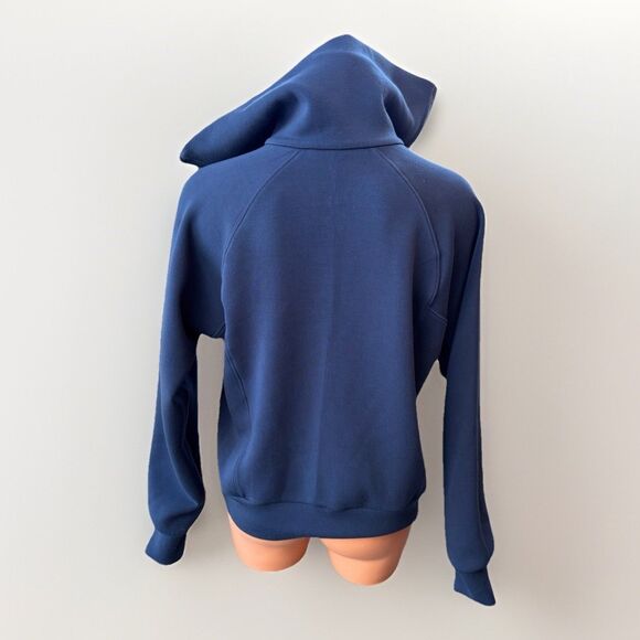 Spanx Air Essentials Half Zip Timeless Navy Size Small Pullover Sweatshirt - Picture 3 of 5